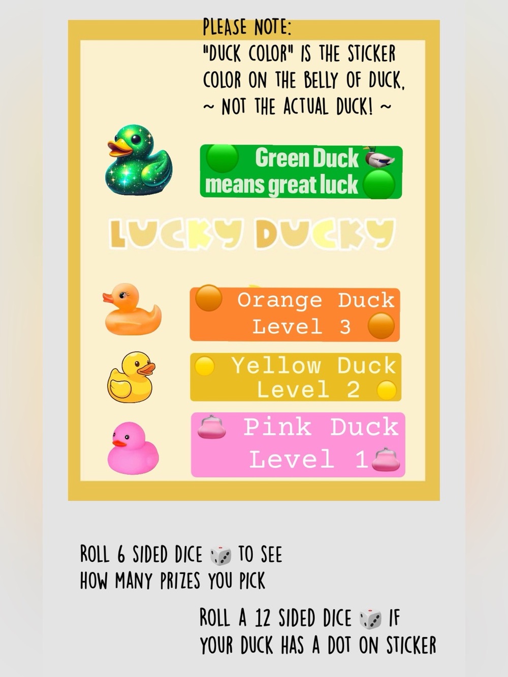 Lucky Ducky Game Rules & Information